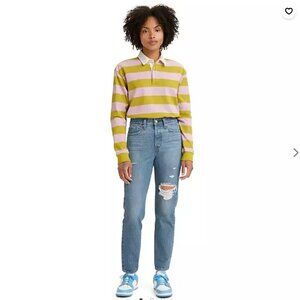 NWT Levi's Wedgie Icon Fit Ankle Jean in Athens Asleep - Medium Wash